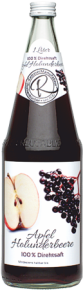 Apfel-Holunderbeerensaft 100% Direktsaft